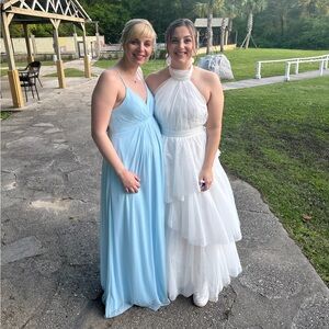 Women’s White tulle reception dress